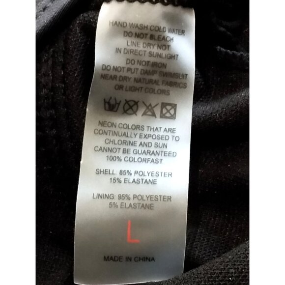 Aleumdr 2-Piece Retro Twist Front Tankini Swimdress Bikini Bottom Set Size Large - Picture 10 of 11